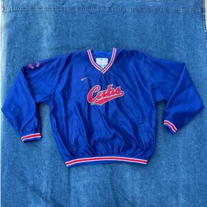 y2k MLB Reebok Cubs pullover windbreaker pullover